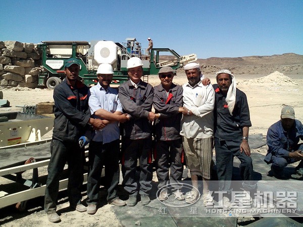 移動石子機現(xiàn)場實例